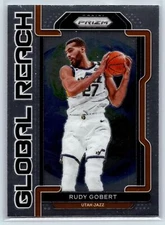 Rudy Gobert 2021-22 Panini Prizm Global Reach Utah Jazz #9