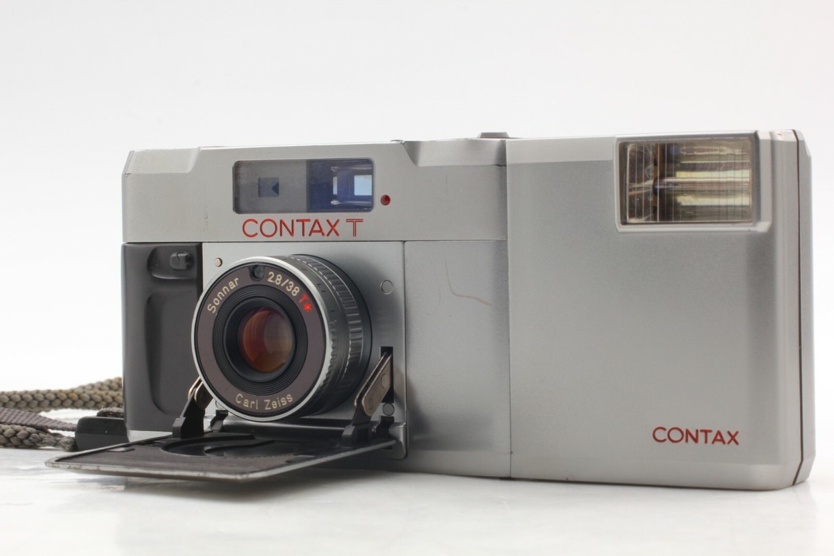 Rare! For Parts】Contax T w/ Sonnar 38mm f/2.8 Lens Film Rare! For Parts】Contax T w/ Sonnar 38mm f/2.8 Lens Film