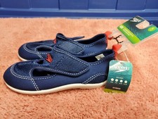 Speedo Hybrid Water Shoes Boys Swim Shoes Blue Sz XL 11-12 Kids NWT