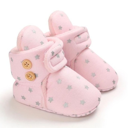 Star Soft Cotton Indoor Prewalk Warm Socks Booties Baby Socks Shoes - Picture 13 of 17