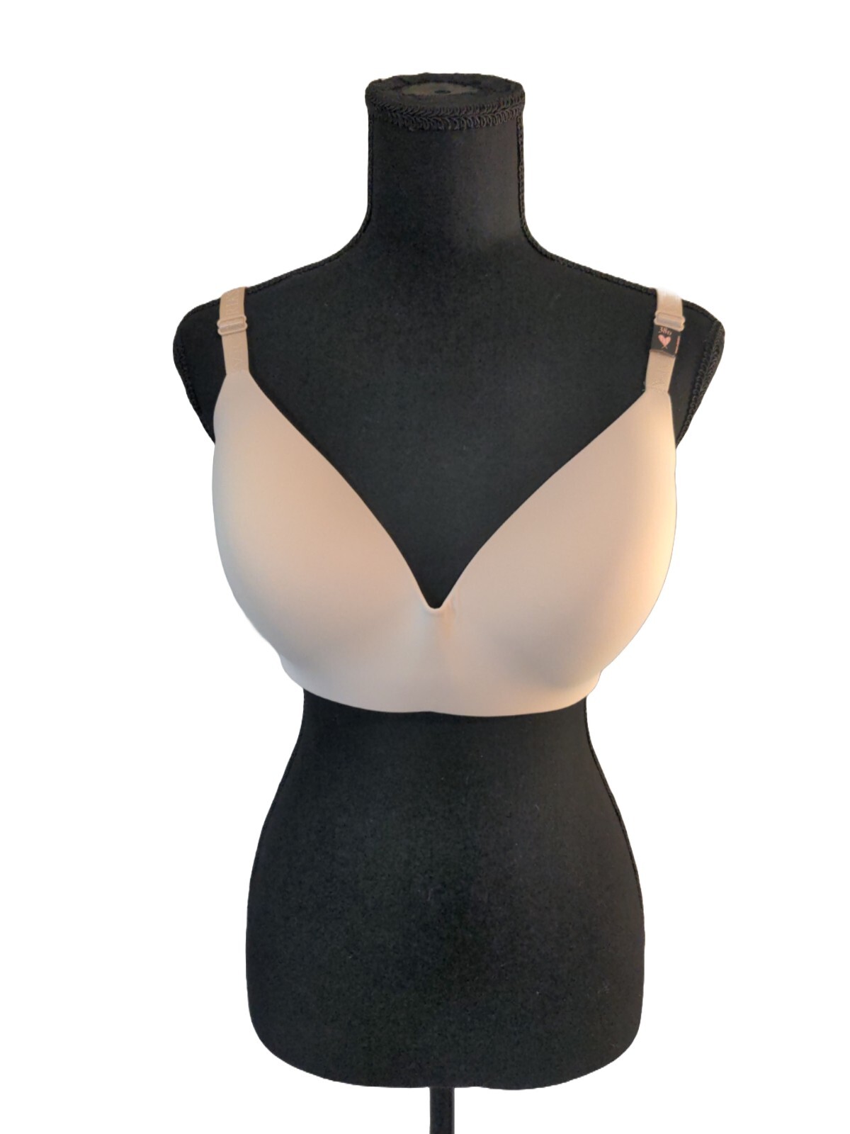 NWT Victoria's Secret 38D Lightly Lined Wireless T-Shirt Bra Beige VS Spell Out