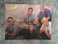 VINTAGE TEEN BB POSTER BACKSTREET BOYS AND DEVON SAWA