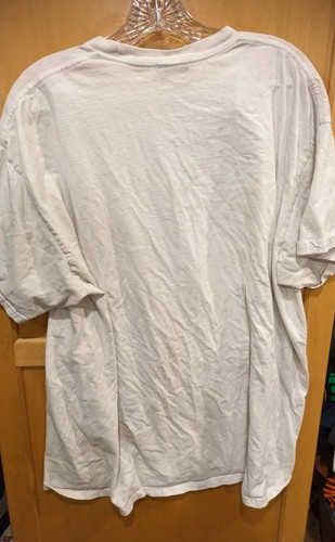 Vintage Nike Paisley Center Swoosh Shirt Size XXL Green Circle Logo STAINED - Picture 2 of 5