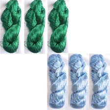 6 Thread Yarn Lace Skeins Knitting Work Reel Silk Fabric 690gm Woven Sari