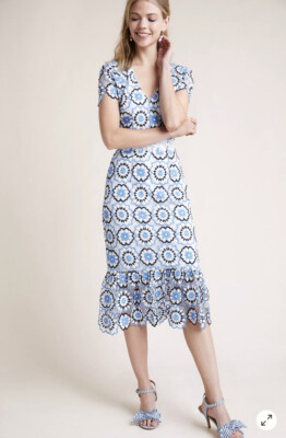 ml monique lhuillier yolande lace dress