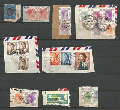 Lot De Timbres Sur Fragments – Collection Philatélie – Bon état