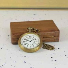 Watch vintage pocket Collectible Antique 1- Brass Pocket Watch gifts