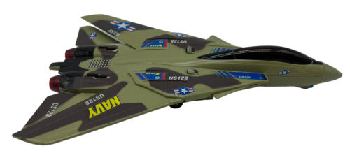 RARE Funrise 1995 US Navy Camouflage Camo Airplane US128 Lights & Sound Work - Picture 3 of 10