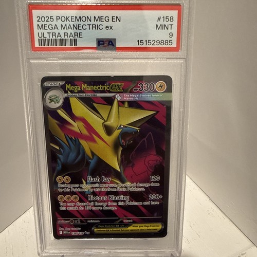 Mega Manectric ex graded PSA 9 for sale on eBay