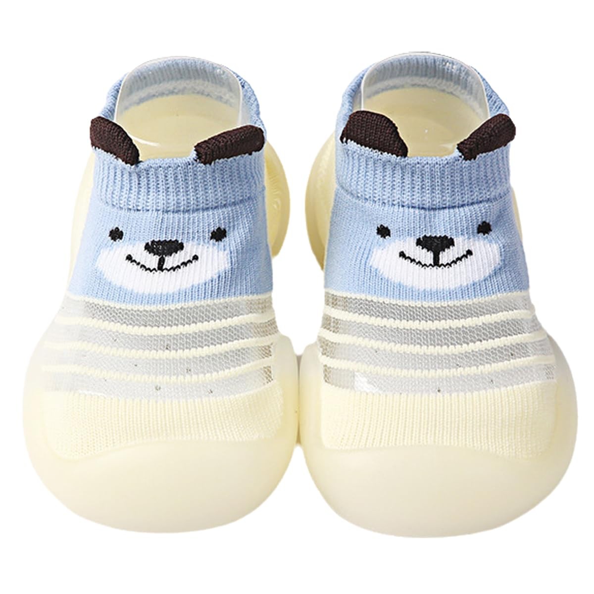 Boys Girls First 9-12 Months Toddler, Bear Blue White