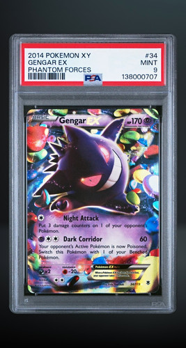 Gengar-EX graded PSA 9 for sale on eBay