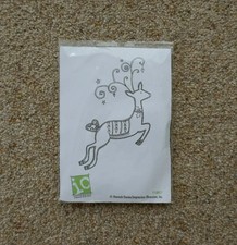 Impression Obsession - Reindeer - Cling Rubber Stamp