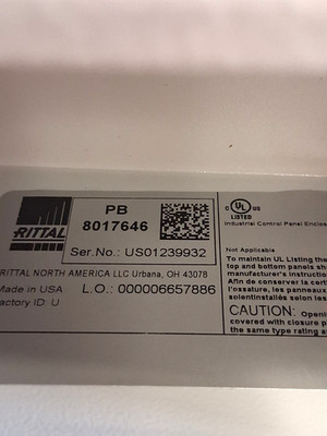 RITTAL 8017646 PUSHBUTTON ENCLOSURE 2 HOLE METAL LIGHT GREAY NNB