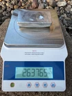 .925 Sterling Silver, Hand Poured Bar after smelting and refined