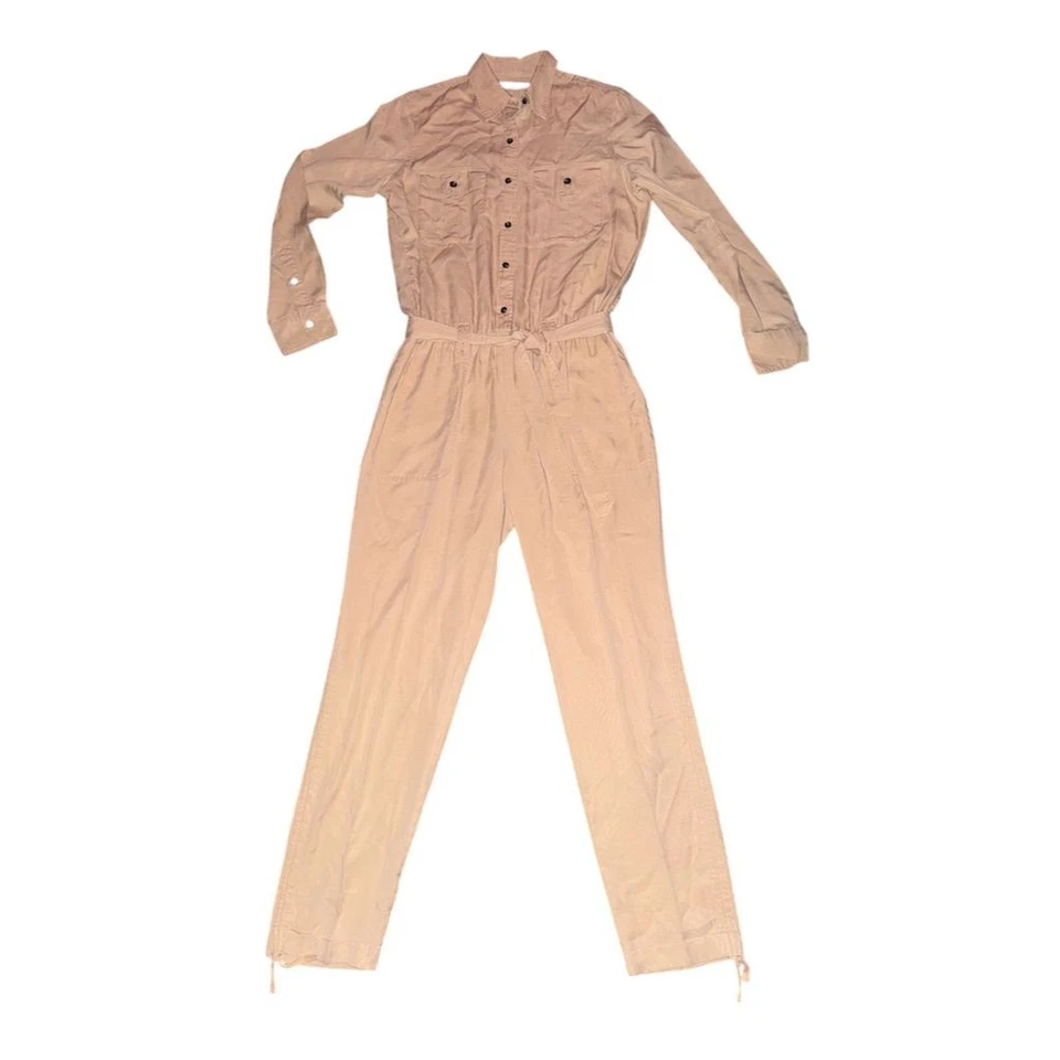 Mono vaquero caqui para mujer Lauren Ralph Lauren talla 6 informal safari minimalista Foto 2 de 4