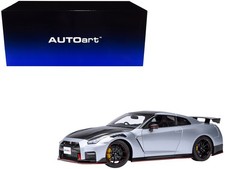 2022 Nissan GT-R R35 Nismo Special Edition RHD Silver 1/18 Autoart