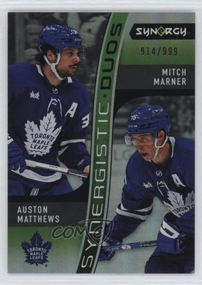 2023 Synergy Synergistic Duos Star-Star 914/999 Auston Matthews Mitch Marner 0tm