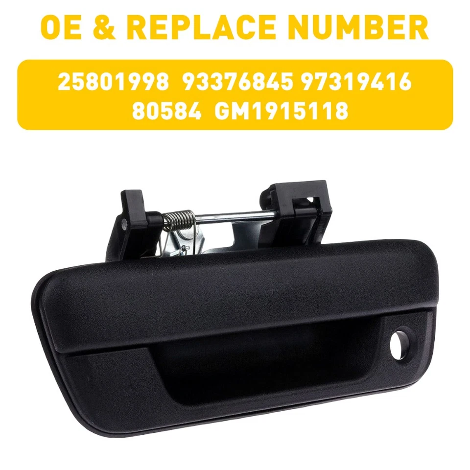 Manija del portón trasero texturizada con bloqueo para Chevrolet Colorado GMC Canyon 2004-2012 11 Foto 4 de 4