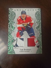 2025-26 Artifacts Hockey SAM REINHART Emerald Material Patch 29/65