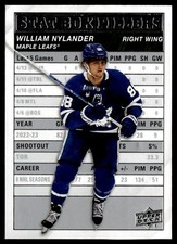 2023-24 Upper Deck Stat Box Fillers William Nylander Rookie Toronto Maple Leafs