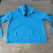 Victoria's Secret Pink Cowl Neck Pullover Sweatshirt L