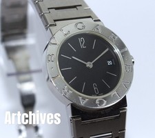 Reloj de cuarzo para dama BVLGARI Bulgari Bulgari BB26SSD esfera negra