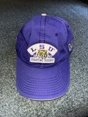 Purple Drew Pearson SnapBack Hat LSU Fighting Tigers x ESPN Embroidered Logo N