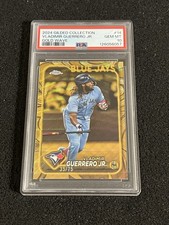 Vladimir Guerrero Jr 2024 Topps Gilded Gold Wave Refractor #d /75 #14 PSA 10