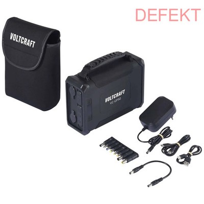 VOLTCRAFT VC-GP50 PD60W Powerbank Akku Ladegerät Schwarz 96000mAh DEFEKTWARE