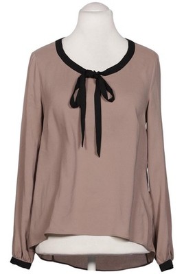 Comma Bluse Damen Oberteil Hemd Hemdbluse Gr. EU 38 Beige #hft25lg