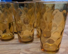  Vintage Hazel-Atlas El Dorado Amber Gold Fla...