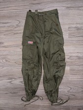 Vintage UFO Parachute Cargo Pants Adult Unisex Size XS USA Flag Logo Rave Y2K