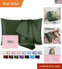 Silk Pillow Cases for Hair and Skin Mulberry Silk Pillowcase Soft Breathable ...