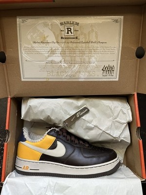SIZE US 8.5 - Nike Air Force 1 Premium Harlem Renaissance Big Five w/ OG All