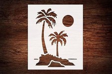 Reusable Palm Trees Stencil Template for Beach Wall Art  DIY Crafts - Stenci  