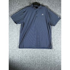 Camisa Polo Under Armour Alabama Crimson Tide Para Hombres 3XL Azul Marino Rayas HeatGear