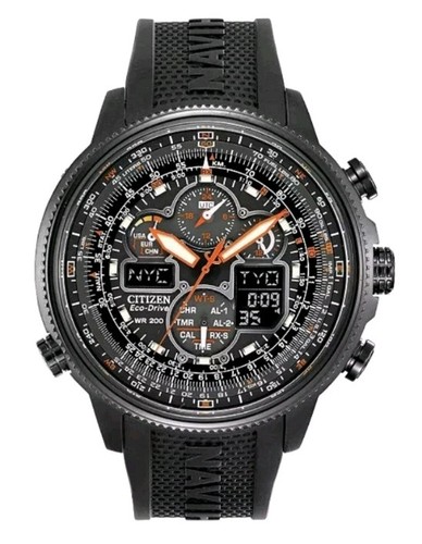 Citizen Mens Promaster Navihawk A-T Eco-Drive Pilot Chronograph Watch JY8035-04E