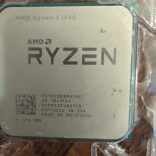 AMD Ryzen 5 1600 CPU Processor AM4 3.2GHz 6-Core YD1600BBM6IAE