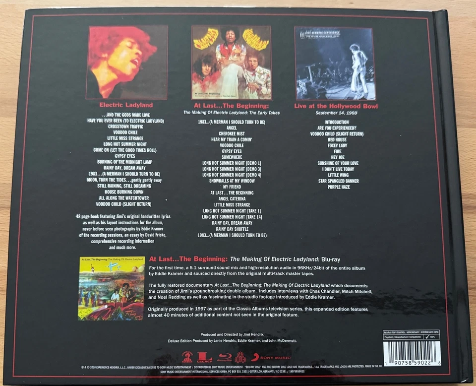 Jimi Hendrix Experience – Electric Ladyland | Deluxe Edition | 3 CD + Blu-ray - Bild 2 von 4