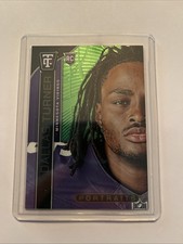 2024 Panini Totally Certified - Portraits Dallas Turner #17 Mirror Neon Green...