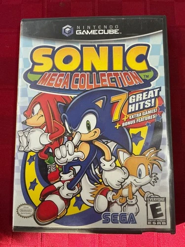 Sonic Mega Collection (Nintendo GameCube) Case & Disc, No Manual Tested!