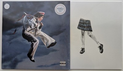 Conan Gray 2x12'' Wishbone Cranberry Red Vinyl Signed Insert & Heather Blue Black