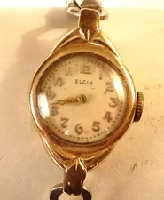 Elgin Wristwatch 15J Ladies Gold Filled Vintage