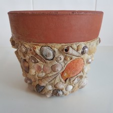 Victorian Sankey Nottingham Shell Terracotta Clay Plant Pot horticulture 12cm
