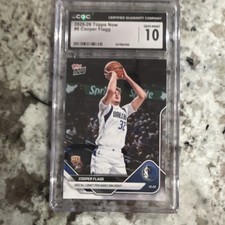 Topps 2025-26 Now Cooper Flagg Dallas Mavericks #6 Rookie CGC 10 Basketball Card