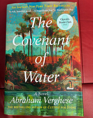 Abraham Verghese The Covenant of Water 2023 Hardcover Grove/Atlantic DJ