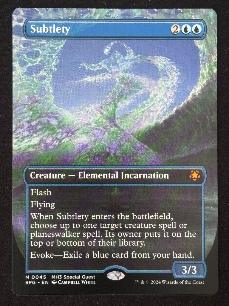 1x MTG Subtlety (Borderless) - Special Guests (SPG) (MH3) #45 - Magic