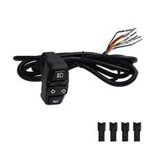 Motorcycle Head Light Turn Switch, 3-in-1 Motorbike Handlebar Headlights Horn...
