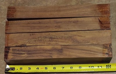 4 pcs  Mexican Mesquite 1-1/2'' x 1.5'' x 12'' Wood Turning Blanks Kiln Dried Lathe