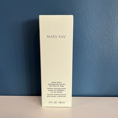 Mary Kay Mint Bliss Energizing Lotion Feet & Legs 3 oz 88ml Menthol Formula New